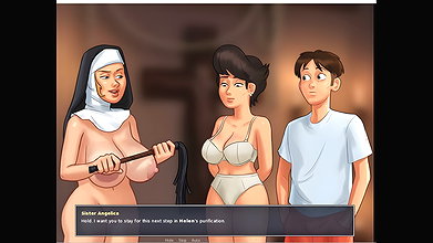 Summertime saga gameplay Milf purifies by nun