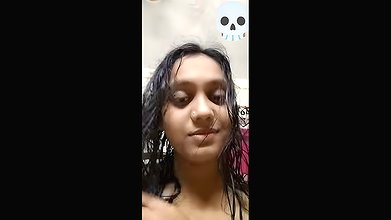 CUTE VERY SHY TELUGU GF SHOWING BOOBS ON VC ~ 10 CLIPS 2 10
