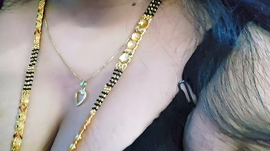 Husband Was Not at Home, Stepsister-in-law Inserted Rolling Pin in Pussy, Hindi Voice
