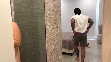 My roommate discovers me and we end up fucking hard