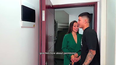 My stepbrother leaves me alone with his best friend and he fucks my tight wet pussy! Daniela Andrea & Danner Mendez