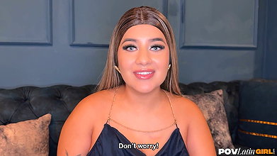 Naty Delgado visits me at home and we fuck in front of everyone (Exhibitionism) – POVLatinGirl