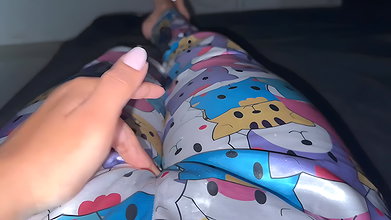 WEARING MY SILK PAJAMAS FOR THE FIRST TIME
