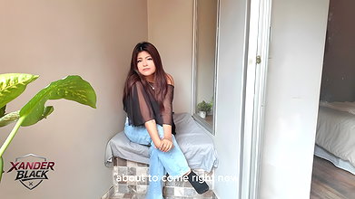 Young Latina Tries a Huge Muscular BBC For The First Time