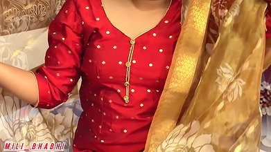 First-Night newly married Indian desi muslim couple having romantic sex, desi indian first night hindi audio sex MMS