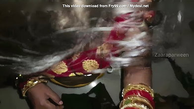 Newly Married Muslim Girl With Hindu BF First Night Sex Video