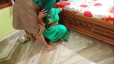 House owner Hardcore fucking with Maid in Blue Saree