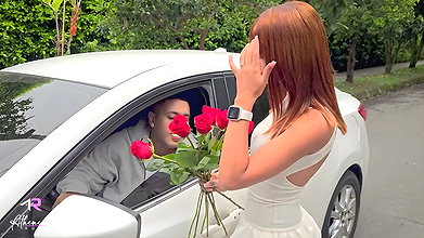 A Petite Street Vendor Is Picked up on the Street by a Rich Guy – Athenea Rose and Max Betancur