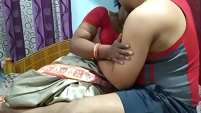 Unplanned Sex Sharing Bed Between Stepson and His Stepmom on Faphouse