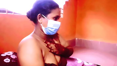 An Asian woman and a young Bangladeshi woman are seen engrossed in intense sex