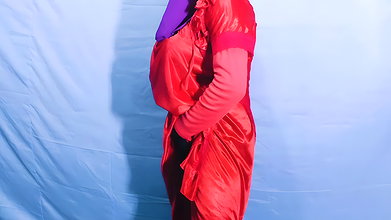 Desi Bengali hijabi Muslim bhabhi
