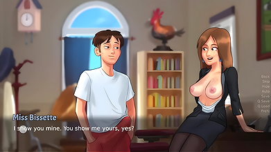 College teacher fuck summer time saga