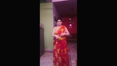 Busty bengali lady in grey bra 1