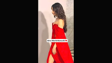MANUSHI CHILLAR CURVY AND AMPLE NAUGHTINESS CLEAVAGE SEDUCTIVE HQ VIDEO 4