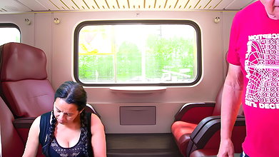 Hot Ride on the Train with Agarabas and Olpr