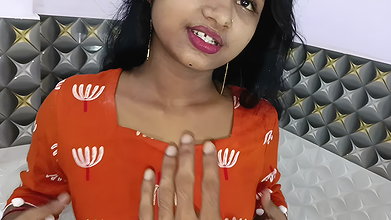 Real Indian Girl Sudipta Foot Fetish Handjob & Blowjob Session
