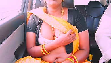 Desi Saree Maid Car Sex Telugu Dirty Talks.