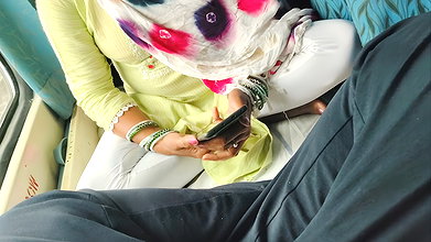 an unknown man came and sat on bhabhis seat and enjoying sexy moment 1