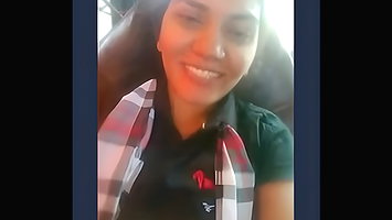 Desi Cute LOvr grl showing Booobs to BF