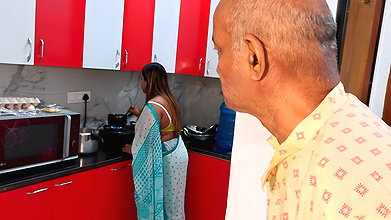 indian elderly stepfather had hardcore sex with his daughter-in-law video