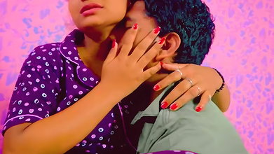 Husband wife romantic chodai in bedroom