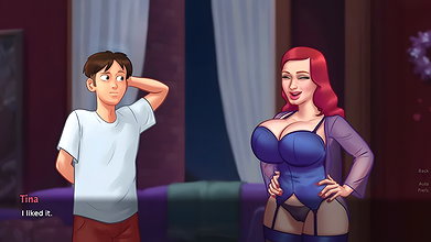 hot sexy aunty sex with hot boy summertime saga game sex