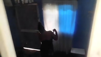 Big ass Colombian Latina getting a dose of a big cock