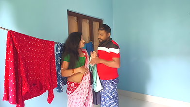 Indian Village Wife Fucking by Her Real Stepbrother First Time in House
