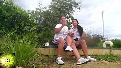 giving us love in the park
