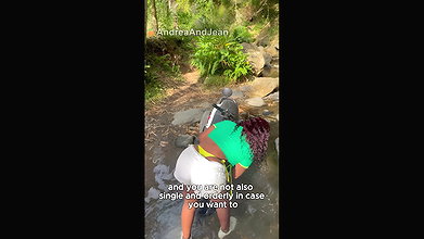 I help stranger and she wanted to go to the woods to have sex with me and we almost got caught