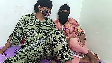 Two Female Friends Call Over Their Stepbrother and Have Sex with Him.threesome Fucking.