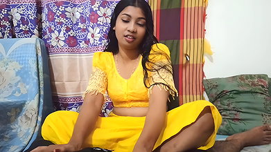 Indian Bengali Stepmom Shared Single Bed and Made Stepson Happy Full Bangla Audio Full Face Enjoying My Sex Video