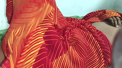 Indian woman with a saree