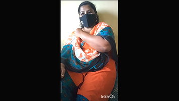 Tamil Village Aunty Showing Body and Dirty Talking MMS