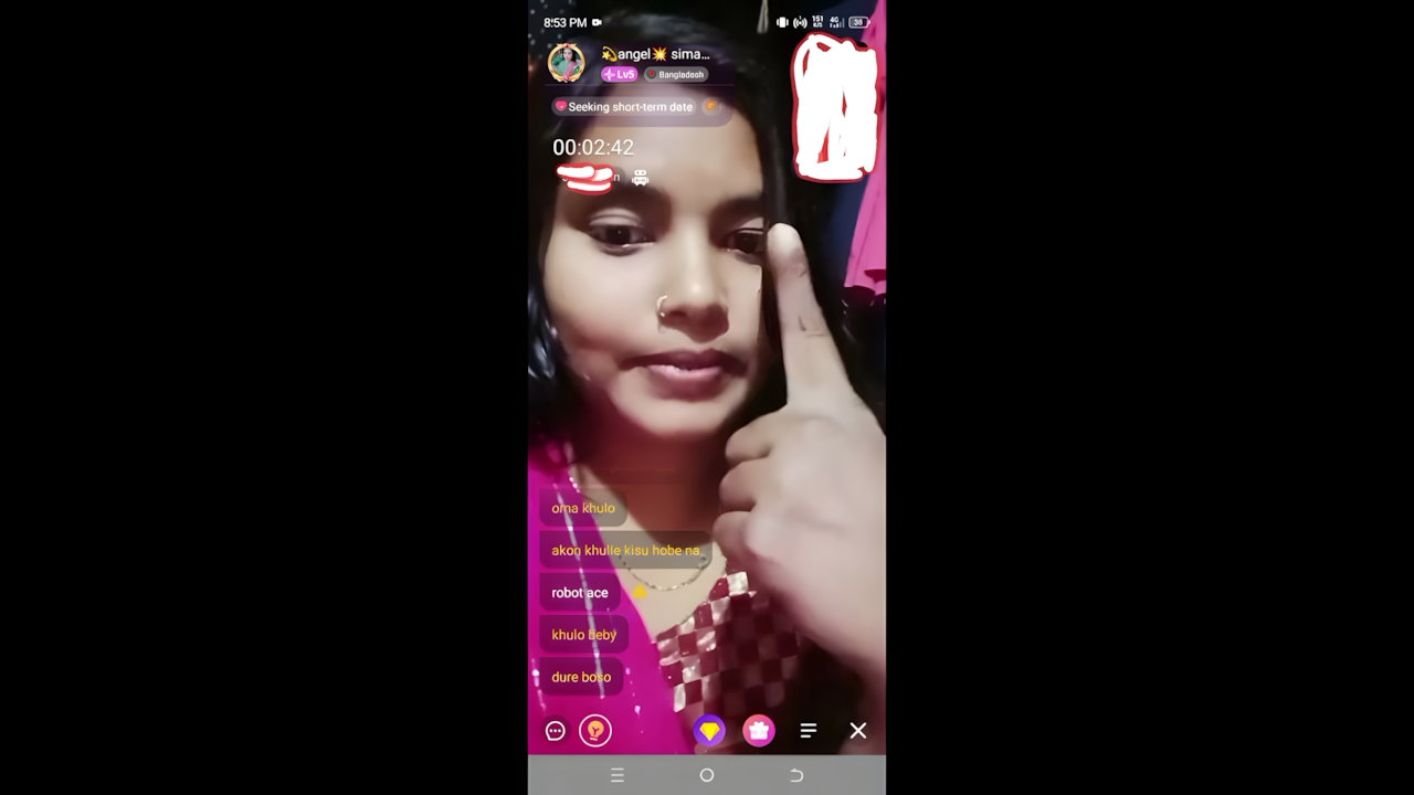 Anggel Sima Chamet Private Video Leaked My Desi