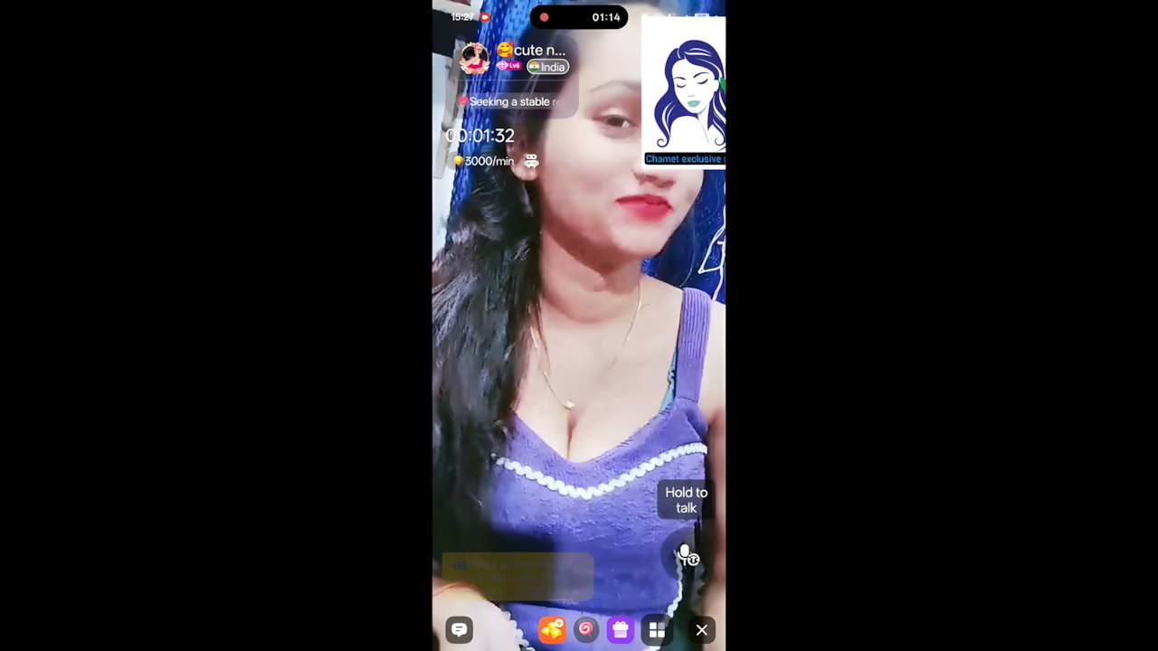 Cute Chamet Private Video Leaked MMS
