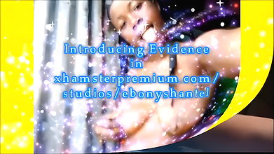 Ebony uses huge cucumber for squirting orgasm