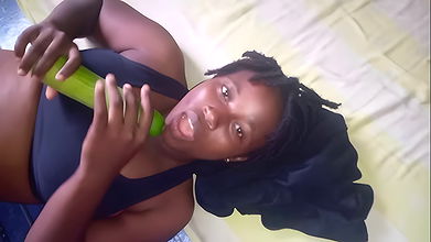 Fucking My Mouth with a Cucumber