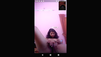 Beautiful Mallu GF Masturbating on VC My Desi