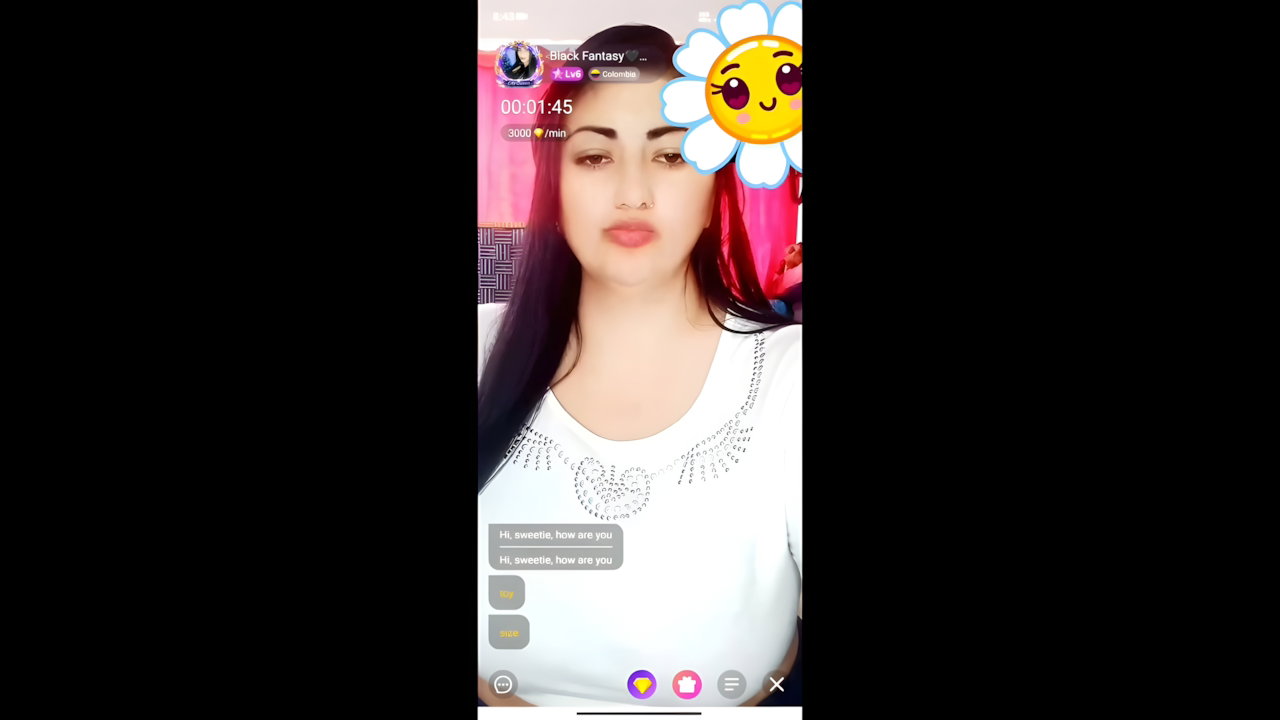 Bisck Fantasy Chamet Private Show with My Desi