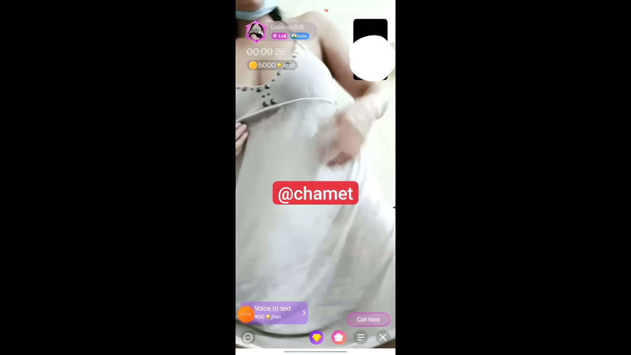 Dreamgirl69 Chamet Private Show Indian Sex MMS