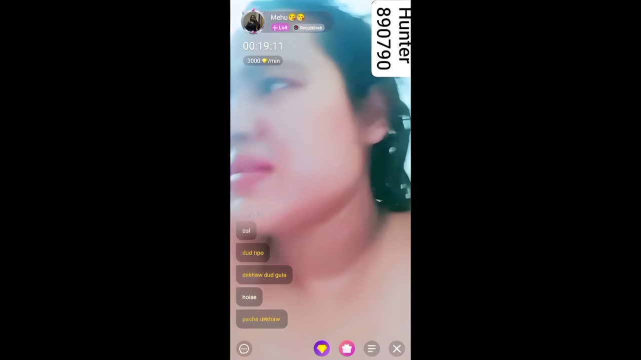 Mehu Chamet Private Show with My Desi Lover