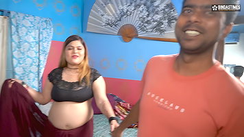Desi Bhabhi POV Vlog – Two Devars Fucks Their Bhabhji for Their Sex Vlog (Hindi Audio) Indian Sex MMS
