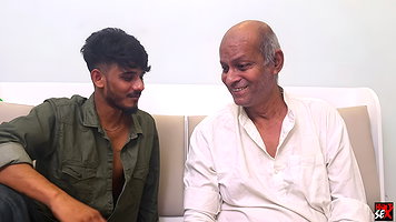 Indian Sex MMS: Desi Step Father Grandson Threesome Fuck