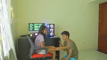 Cute Desi Indian Step Sister Fk.ed in XXX MMS