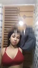 Horny Bengali GF Pressing Boobs Showing Pussy Indian Sex MMS