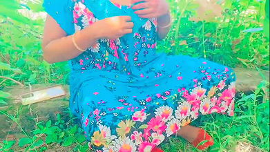 Pooja Bhabhi Coming Nearst Forest Area Jungle and Slow Slow Touching Beautiful Pussy Fingering- Outdoor