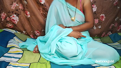 Today my sister-in-law fucked her full ass in sexy saree, the seeds fell on her breasts and said, brother-in-law, put your whole
