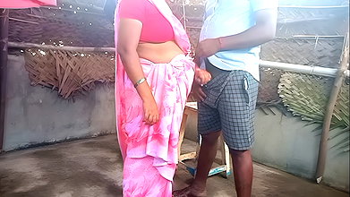 Indian Saree aunty very hot fuck in young boy