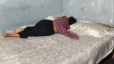 Safi Sexy The Step Brother Made His Step Sister Lie Down on the Mat and Inserted His Thick Cock Into Her Pussy and